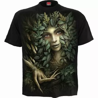 Buy SPIRAL DIRECT WOODLAND QUEEN Top/Fantasy/Green Man/Tree/Angel/T Shirt • 16.99£
