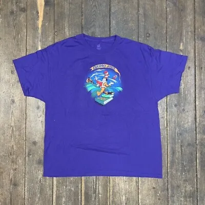 Buy Hanes Eskimo Joe T-Shirt Graphic Print Short Sleeve Tee, Purple, Mens XL • 20£