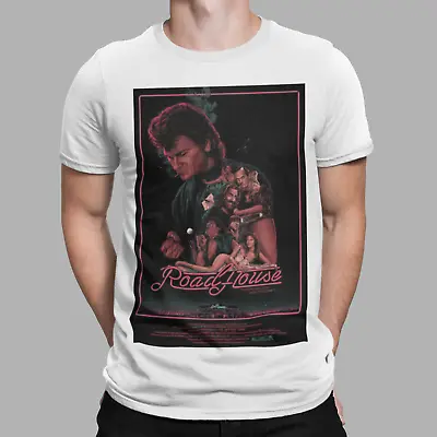 Buy Road House T-shirt 80s Movie Retro Film Patrick Swayze Tee Classic Music Gift • 6.99£