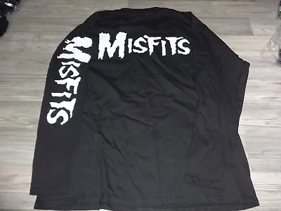 Buy Misfits LS Longsleeve Shirt Punk Rock Metal Danzig Bad Religion Him NOFX GBH • 36.20£