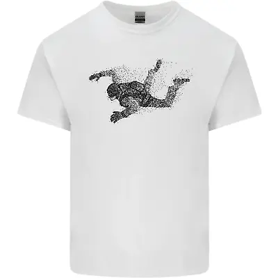 Buy Abstract Parachutist Freefall Skydiving Mens Cotton T-Shirt Tee Top • 8.75£