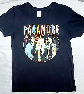 Buy V Rare PARAMORE 'Tour Three' 2018 Black Tour T-Shirt Size Medium • 19.95£