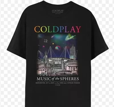 Buy Coldplay Music Of The Spheres Tour Manchester T Shirt • 50£