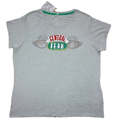 Buy Friends - Central Perk Logo With Sequin Embellishment Ladies T Shirts • 9.99£