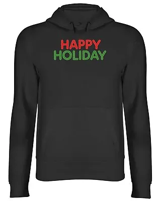Buy Happy Holidays Christmas Xmas Mens Womens Hooded Top Hoodie Gift • 17.99£