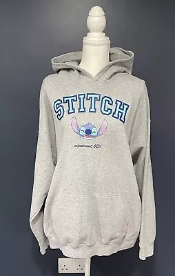 Buy Womens NW2 Disney Lilo & Stitch College Grey Printed Hoodie Size 2XL • 6.50£