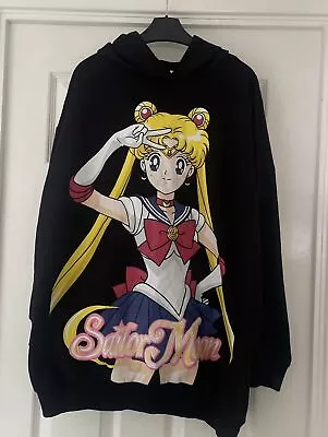 Buy Sailor Moon Oversized Hoodie Ladies 12-14  Primark New Without Tags • 10£