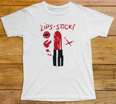 Buy Lips Stick T Shirt 671 Retro 1980s Style Design Kate Bush Lipstick Babooshka New • 12.95£