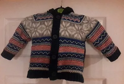 Buy George Baby Boy's Winter Hoodie Jacket Aged 6 / 9 Mths  • 1.85£