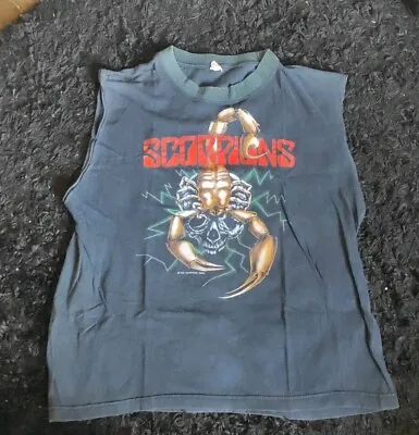 Buy Vintage Scorpions European Tour 1988 Shirt Large RARE  • 55£