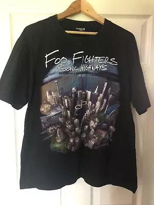 Buy Foo Fighters Sonic Highways Tshirt Size XL • 0.99£
