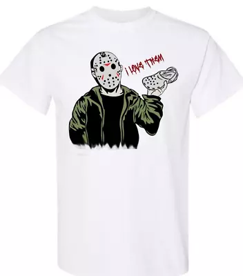 Buy Friday The 13th Jason Loves Crocs T Shirt Unisex White • 14.99£