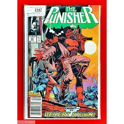 Buy Punisher # 47 Frank Castle Marvel Comic Book Issue Bag And Board 1990 (Lot 2147 • 8.50£