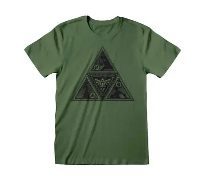 Buy Official Nintendo Legend Of Zelda Triforce Deco T-Shirt • 14.99£