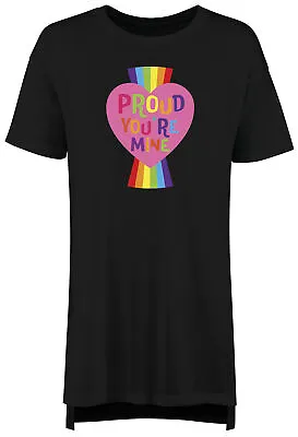 Buy Pride Valentines Nightie Womens Proud Your Mine Rainbow LGBTQ Ladies Night Shirt • 13.99£