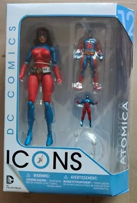 Buy DC Comics Icons 6  Atomica Action Figure (plus 2 Mini Figures) In Sealed Box NEW • 7.99£