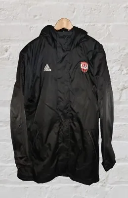 Buy Adidas French Football Team Black Hooded Jacket Cugnaux JSC - Size Medium • 9.99£