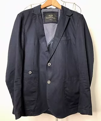 Buy Farrell Mens Blazer Jacket, Size M, Navy Blue, Great Condition • 13.99£