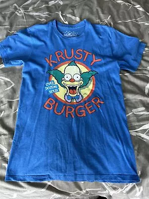 Buy The Simpsons Krusty Burger T Shirt - Size Small • 10£