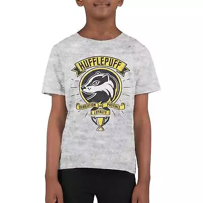 Buy Harry Potter Comic Style Hufflepuff Unisex Kids T-Shirt • 14.99£