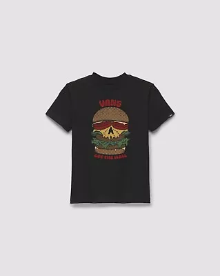 Buy Vans Little Kids Skullburger T-shirt Black Size 5 New With Tags • 13.42£