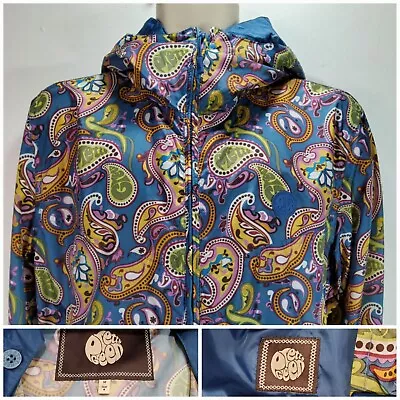 Buy Pretty Green Lightweight Paisley Jacket Multicoloured Mod Casuals 60's UK Size M • 49.95£