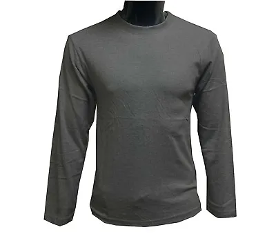 Buy Mens T Shirt 1, 2 & 4 Pack Multi Pack Plain Basic Casual Long Sleeve T-Shirt Top • 6.75£