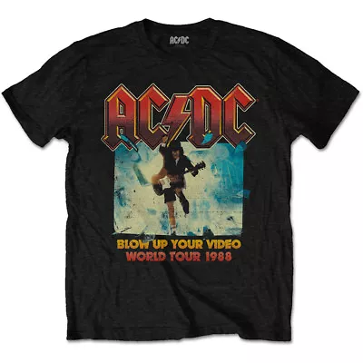 Buy AC/DC- BLOW UP YOUR VIDEO WORLD TOUR 88 Official T Shirt Mens Licensed Merch New • 15.95£