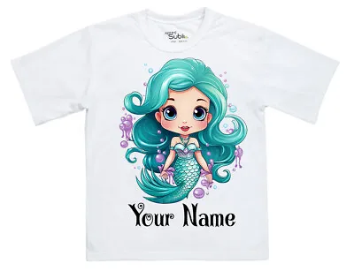 Buy Cute Mermaid T-Shirt Unisex, Fantasy Mermaid T Shirt • 10.99£