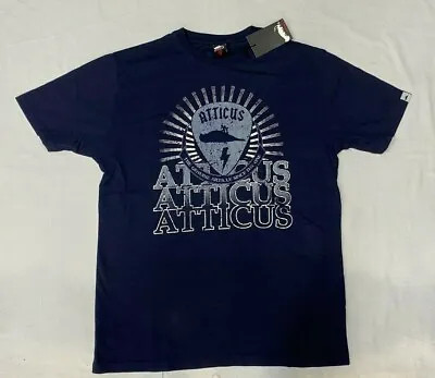 Buy Atticus Mens Tshirt Stacked Navy  BLINK 182  • 24.83£