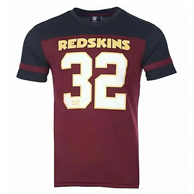Buy Washington Redskins Men's T-Shirt (Size S) NFL Majestic Mesh 32 Top - New • 14.99£
