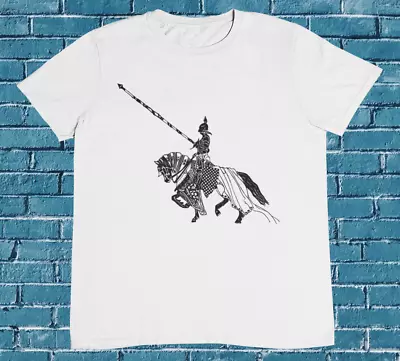 Buy Vintage Jousting T Shirt - Medieval - Riding Knight -  %100 Premium Cotton • 12.95£