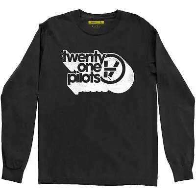 Buy Twenty One Pilots 'Vessel Vintage' Black Long Sleeve T Shirt - NEW OFFICIAL • 21.99£