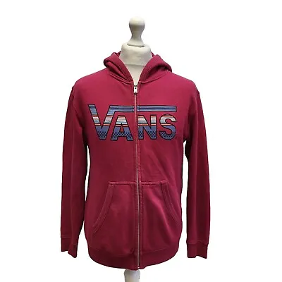 Buy Vans Sweatshirt Hoodie Pink Zipped Uk Men's L EU 54 OO761 • 19.99£
