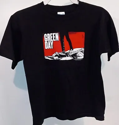 Buy 2004 GREEN DAY Rock T-shirt Official  Tour Merch  Youth 10-12 Medium Vintage NOS • 27.40£