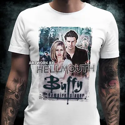 Buy Buffy The Vampire Slayer T-shirt - Mens & Women's Sizes - Angel Season 2 90s Art • 15.99£