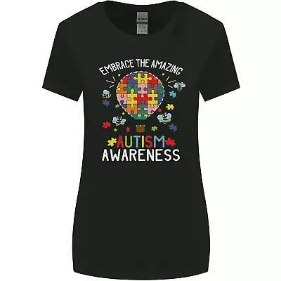 Buy Embrace The Amazing Autism Autistic ASD Womens Wider Cut T-Shirt • 8.75£