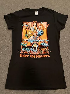 Buy Ladies Masters Of The Universe Fitted T-Shirt - Womens Size Medium - He-Man Tee • 9.99£