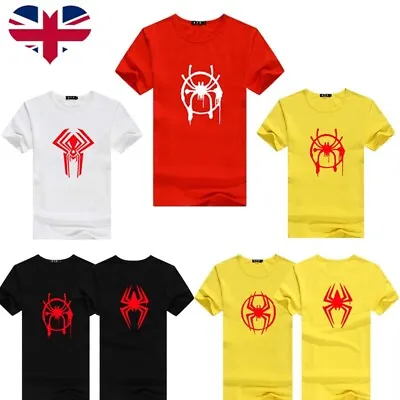 Buy Marvel SpiderMan Across The Spider-Verse Miles Morales O'Hara Mens T-Shirt UK • 15.59£