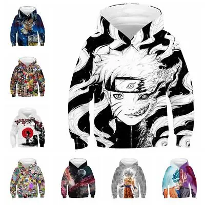 Buy Teens Kids Boys Hoodies Tokyo Ghoul Goku Sweatshirts Jumper Sweater Tops Hooded • 22.12£