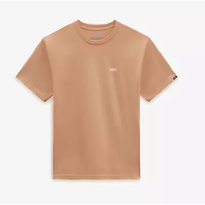 Buy Vans Left Chest Logo Tee Copper Tan T-Shirt New Summer S M L XL • 32.18£