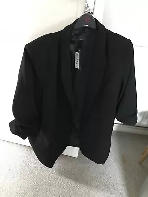 Buy Marks And Spencer Black Jacket Size 24 New With Tags • 20£
