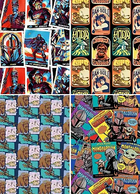 Buy Crafts Fabrics Star Wars Rebel Badges Trading Cards Bantha Posters Cotton • 4.99£