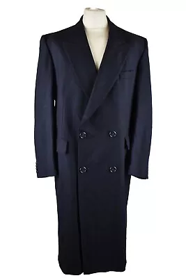 Buy CHRISTIAN DIOR Blue Coat Jacket Size Reg 42 Mens Monsieur Button Up Outdoors • 115£