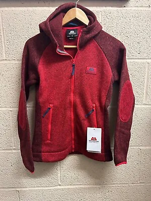 Buy Mountain Equipment Dark Days Hooded Women's Jacket Red Uk 8 Xs • 35£