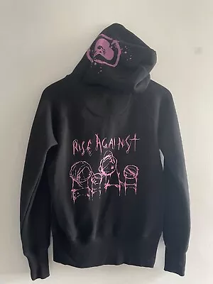 Buy Rise Against Band Hoodie Jumper Black And Purple Small/medium • 15£