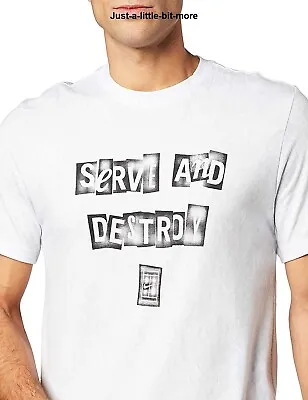 Buy Nike Court Serve And Destroy Medium M Men’s Graphic Tennis T-Shirt White  • 79.95£