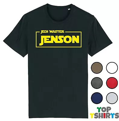 Buy Jedi Master Personalised Name Star Wars TShirt Skywalker Yoda Chewbacca Luke • 8.99£