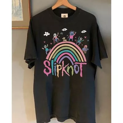 Buy Rainbow Slipknot Shirt - Slipknot Retro Shirt - 90s Rock Band Shirt • 20.77£