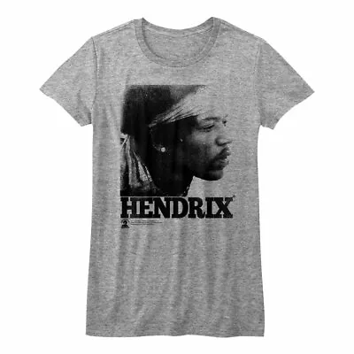 Buy Jimi Hendrix Vintage Face Photo Women Fitted T Shirt Rock Band Merch • 25.04£